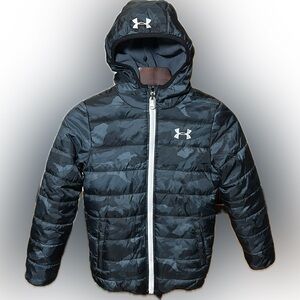 Under Armour Black Camo Hooded Jacket